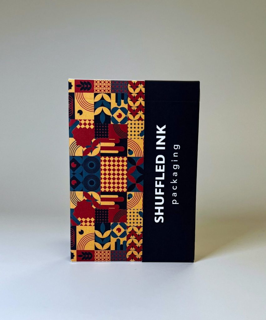 Shuffled Ink Tuck Box